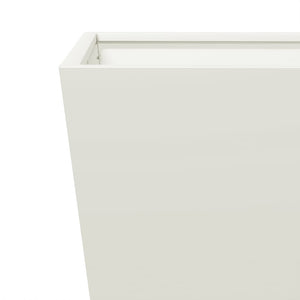 Pflanzkübel 2er Set Weiß 50x50x50cm