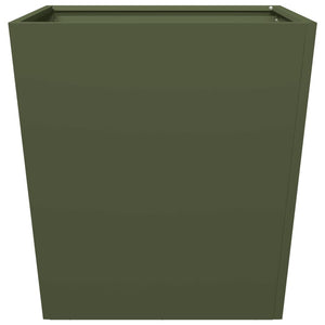 Pflanzkübel 2er Set Olivgrün 50x50x50 Stahl