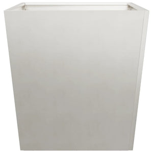 Edelstahl Pflanzkübel Set 50x50x50cm, 2er
