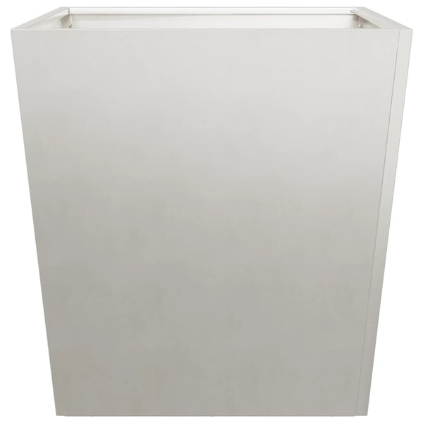 Edelstahl Pflanzkübel Set 50x50x50cm, 2er