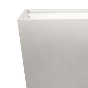 Edelstahl Pflanzkübel Set 50x50x50cm, 2er