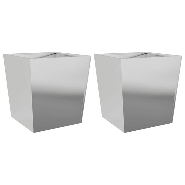 Pflanzkübel 2er Set 50x50 Verzinkt