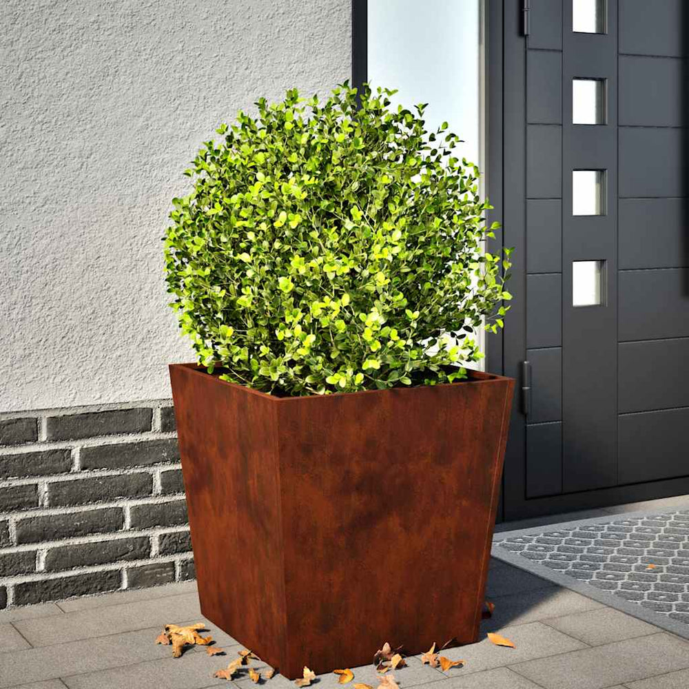 Pflanzkübel 50x50x50 cm aus wetterfestem Stahl