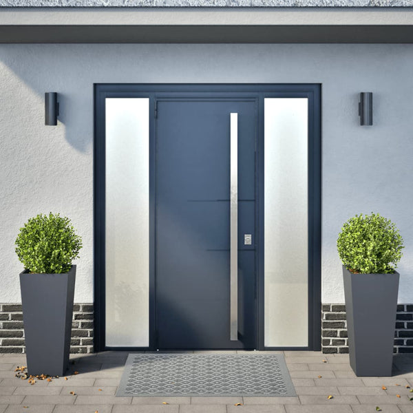 Anthrazit Pflanzkübel 2er Set 35x75cm Stahl