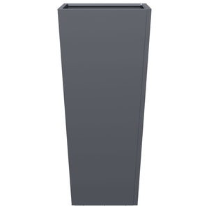 Anthrazit Pflanzkübel 2er Set 35x75cm Stahl
