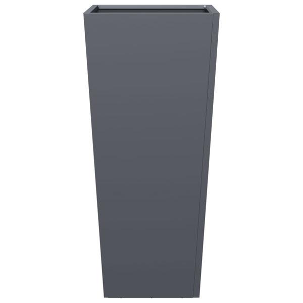 Anthrazit Pflanzkübel 2er Set 35x75cm Stahl