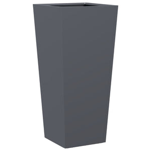 Anthrazit Pflanzkübel 2er Set 35x75cm Stahl