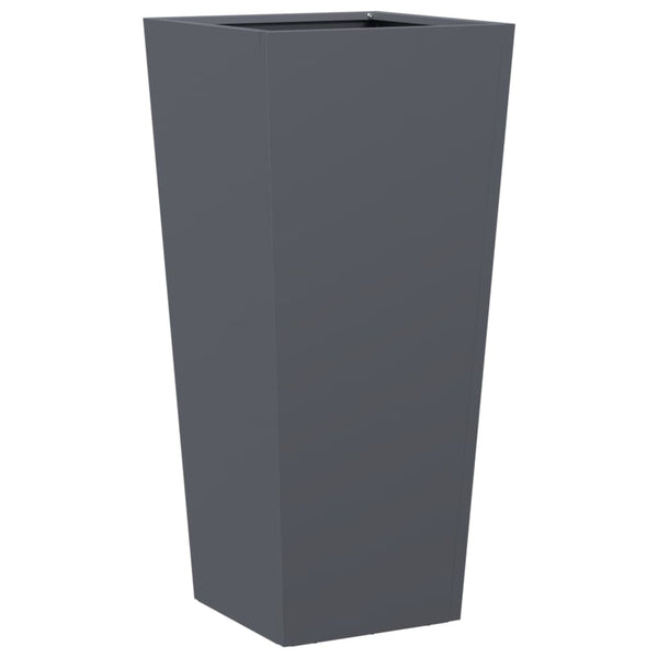Anthrazit Pflanzkübel 2er Set 35x75cm Stahl