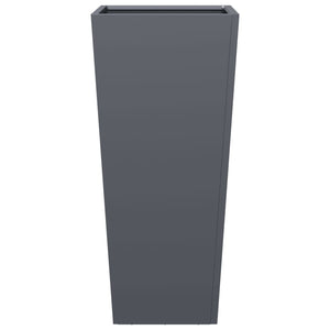 Anthrazit Pflanzkübel 2er Set 35x75cm Stahl