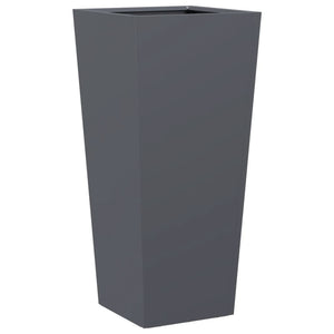 Anthrazit Pflanzkübel 2er Set 35x75cm Stahl