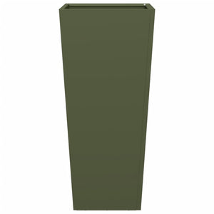 Pflanzkübel Olivgrün 2er Set Stahl 75cm
