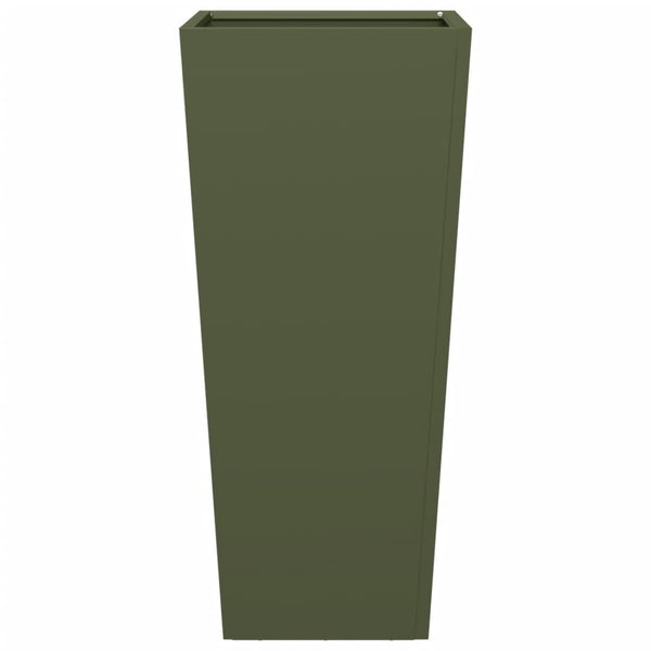 Pflanzkübel Olivgrün 2er Set Stahl 75cm