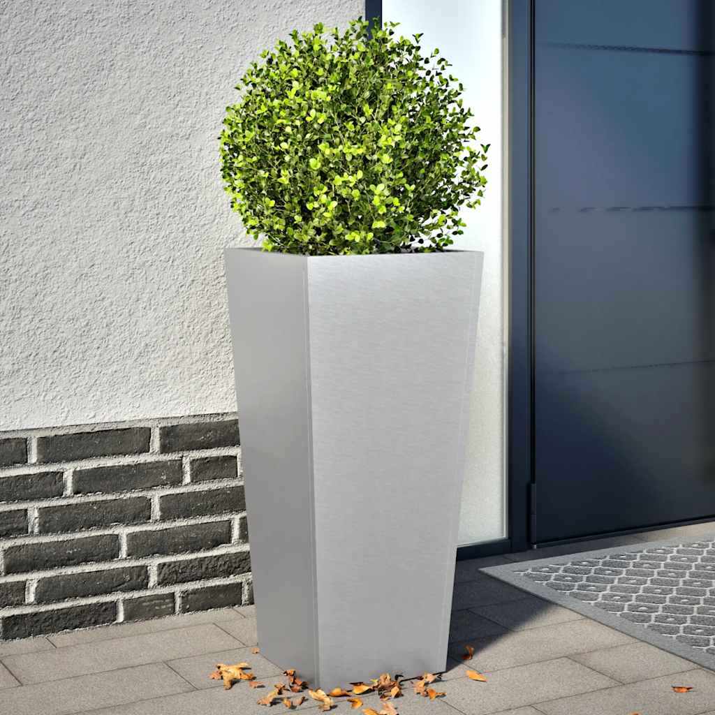 Verzinkte Pflanzkübel 35x35x75cm, 2er-Set