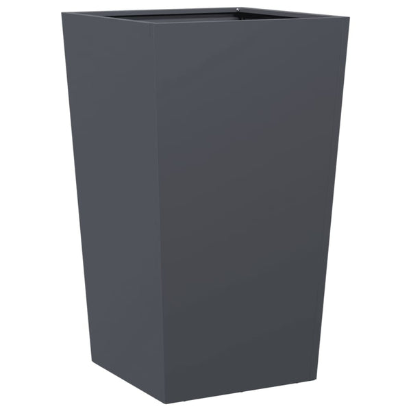 Anthrazit Pflanzkübel 2er Set Stahl 45x75cm