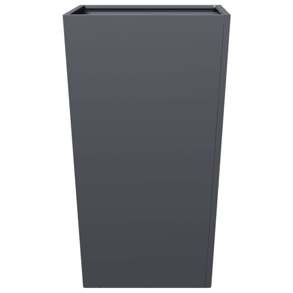 Anthrazit Pflanzkübel 2er Set Stahl 45x75cm