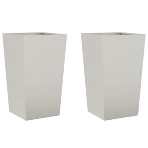Edelstahl Pflanzkübel Set, 45x45x75cm, 2 Stück