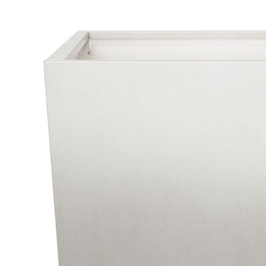 Edelstahl Pflanzkübel Set, 45x45x75cm, 2 Stück