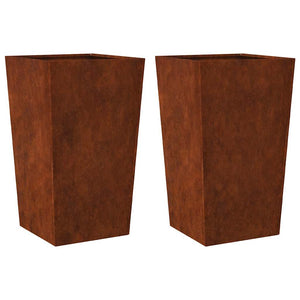 Pflanzkübel 2er Set, 45x45x75 cm, wetterfest