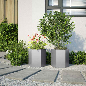 Sechseckige Pflanzgefäße, 2er-Set