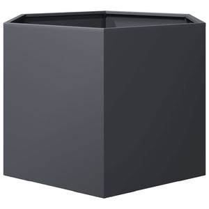 Anthrazit Pflanzkübel Sechseckig Stahl 69x60x45