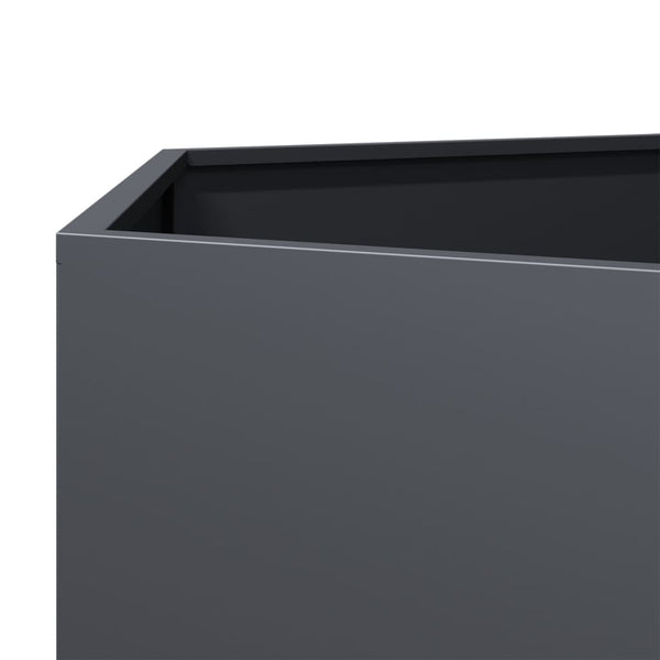 Anthrazit Pflanzkübel Sechseckig Stahl 69x60x45