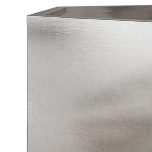 Sechseckiger Pflanzkübel Edelstahl 104x90x45