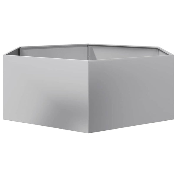 Sechseckiger Pflanzkübel Verzinkt 138x120x45 cm
