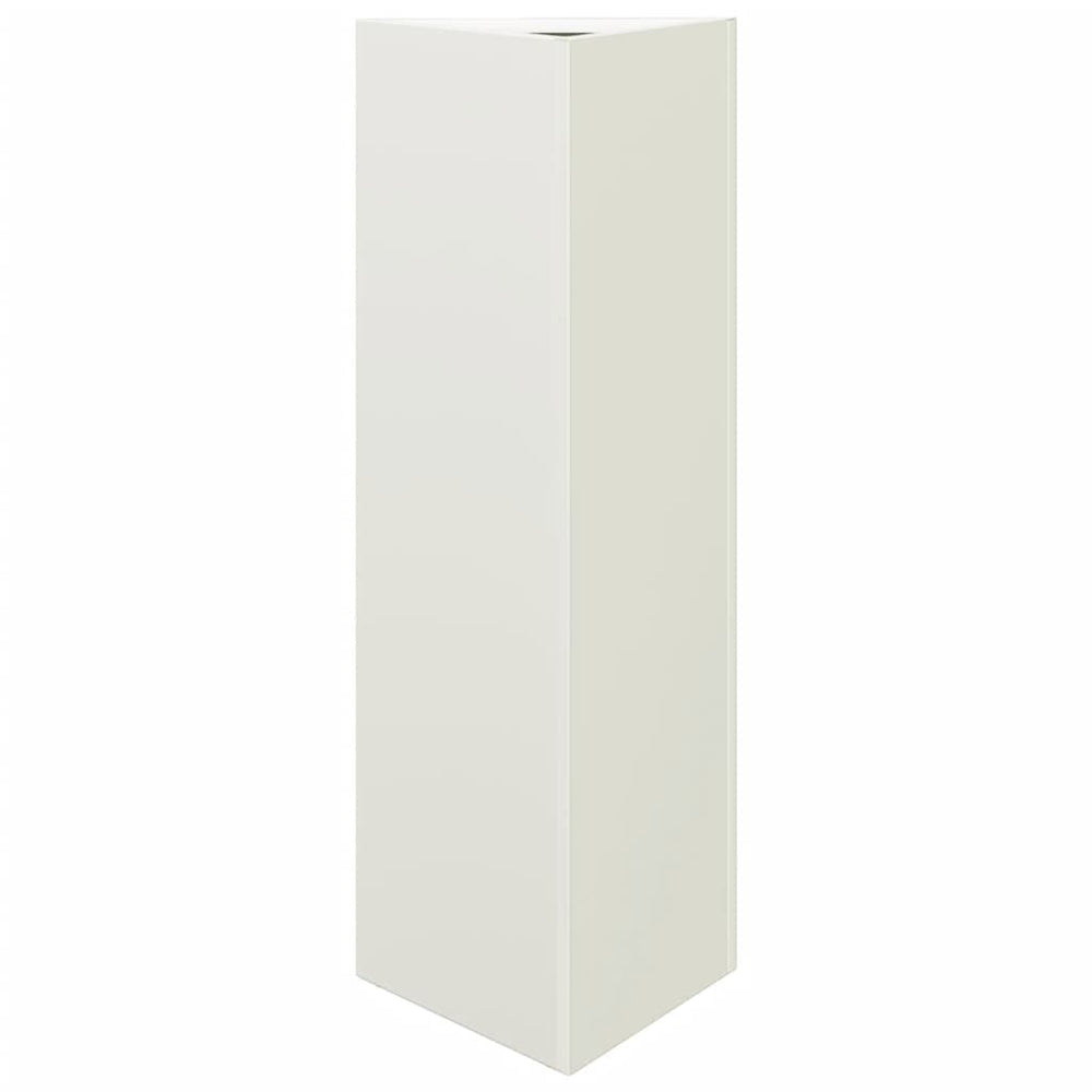 Dreieckiger Pflanzkübel Weiß 75cm