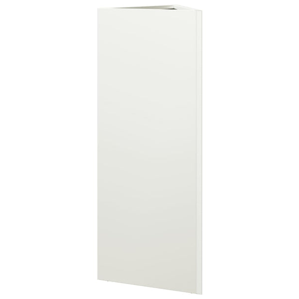Dreieckiger Pflanzkübel Weiß 75cm