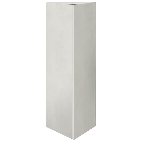Dreieckiger Pflanzkübel Edelstahl 75cm