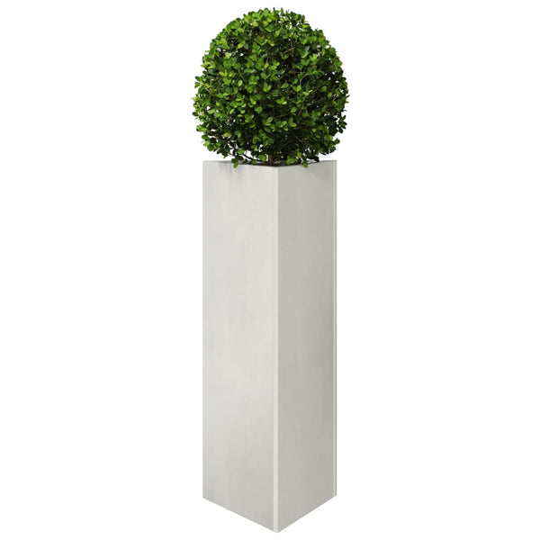 Dreieckiger Pflanzkübel Edelstahl 75cm