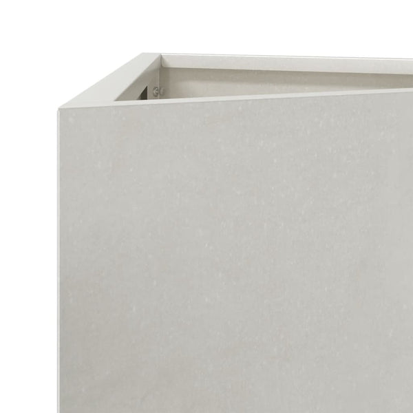 Dreieckiger Pflanzkübel Edelstahl 75cm