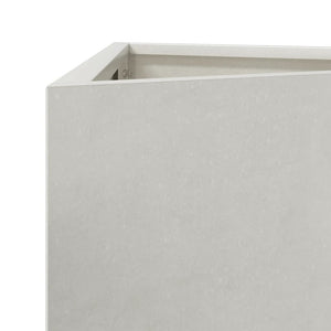 Edelstahl Pflanzkübel Dreieckig 2er Set