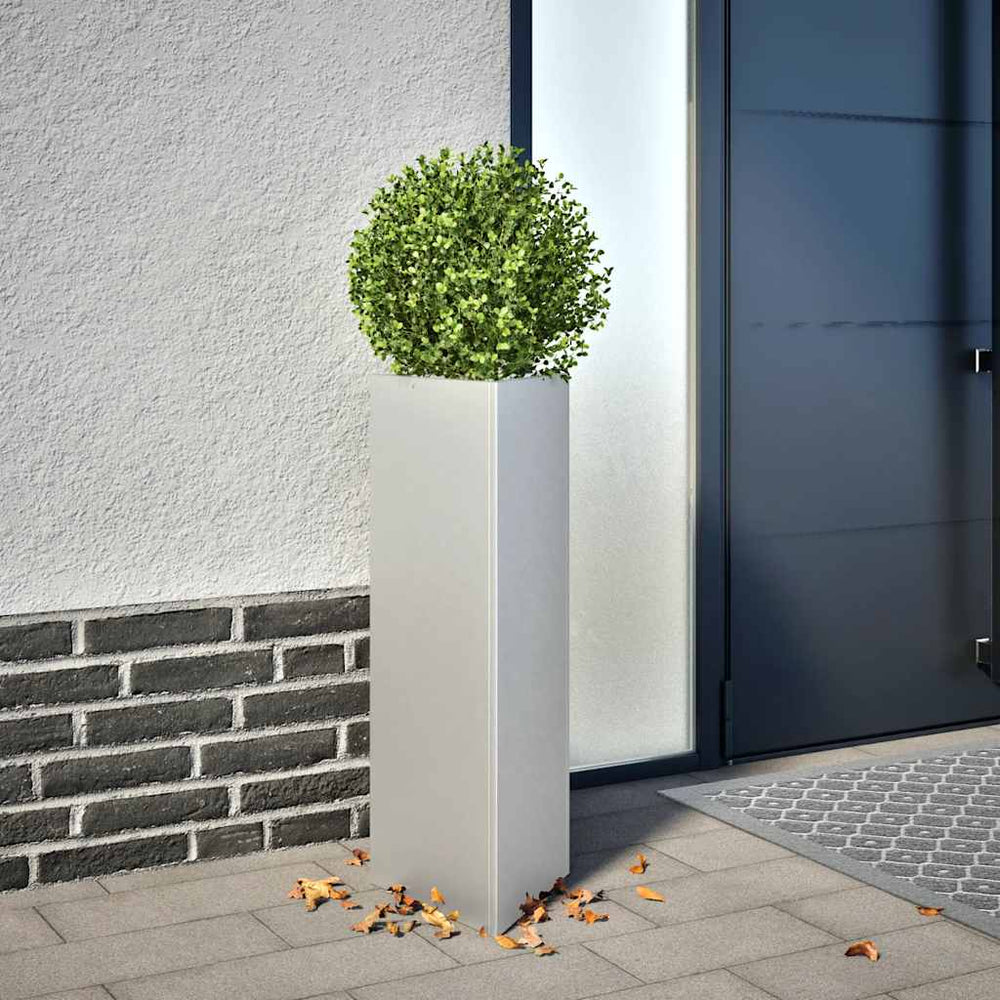 Dreieckiger Pflanzkübel Verzinkt 30x26x75cm