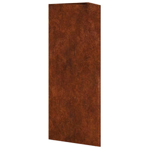 2er Set Dreieckige Pflanzkübel aus Stahl