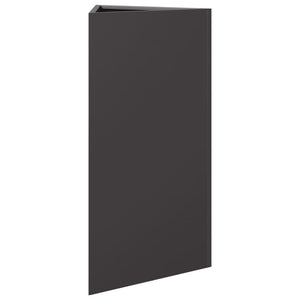 Schwarzer Dreieck Pflanzkübel 70cm