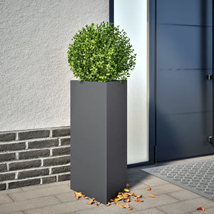 Anthrazit Dreieckiger Pflanzkübel 70cm