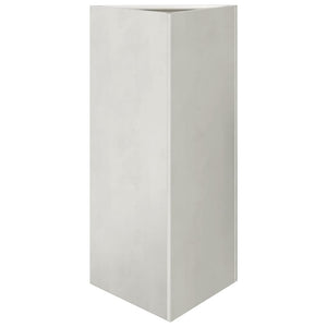 Dreieckiger Pflanzkübel Edelstahl 70cm