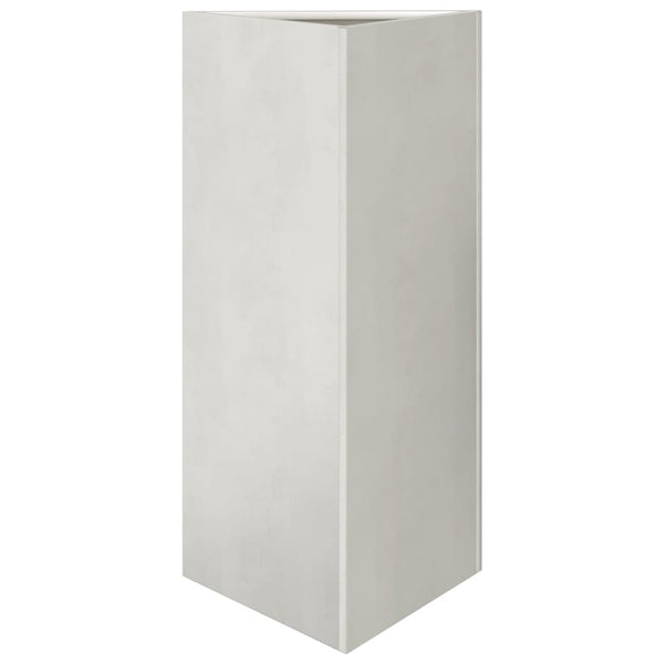 Dreieckiger Pflanzkübel Edelstahl 70cm