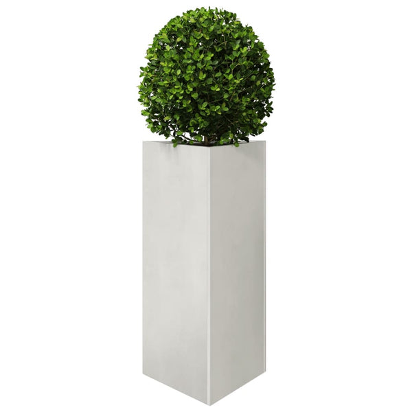Dreieckiger Pflanzkübel Edelstahl 70cm
