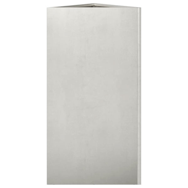 Dreieckiger Pflanzkübel Edelstahl 70cm