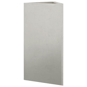 Dreieckiger Pflanzkübel Edelstahl 70cm