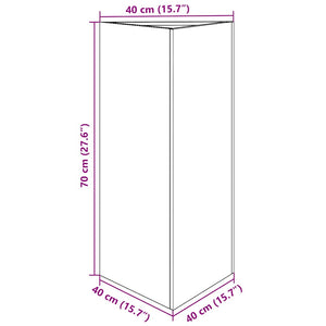 Pflanzkübel Dreieckig 2er Set Verzinkt 40x75cm
