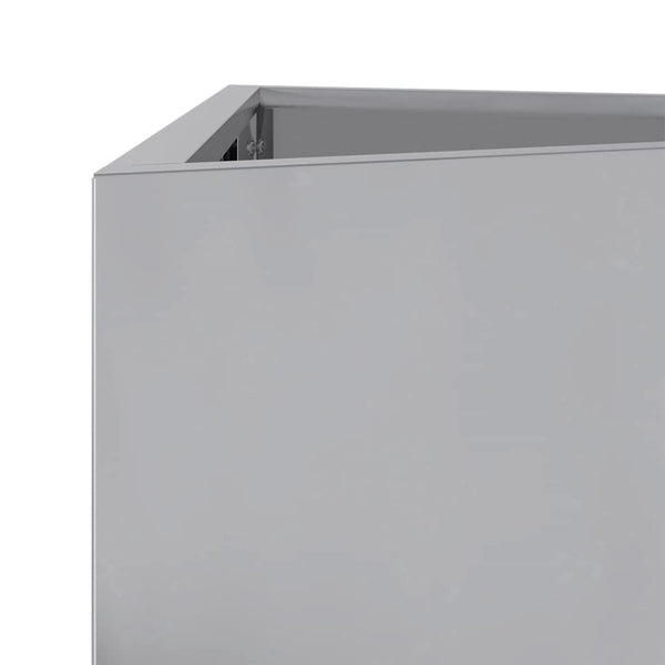 Pflanzkübel Dreieckig 2er Set Verzinkt 40x75cm
