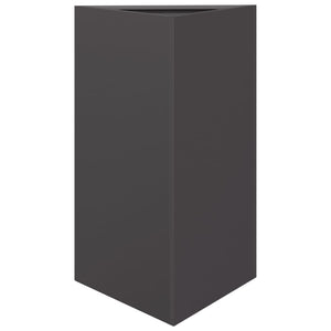 Schwarzer Dreieck Pflanzkübel 50x43x75 cm