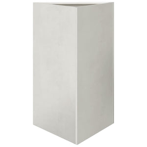 Edelstahl Pflanzkübel Dreieckig 75cm