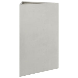 Edelstahl Pflanzkübel Dreieckig 75cm