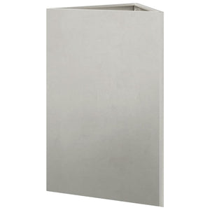 Edelstahl Pflanzkübel Dreieckig 75cm