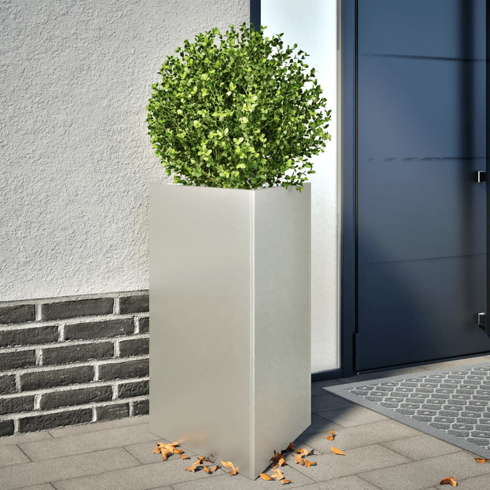 Edelstahl Pflanzkübel Dreieckig 75cm
