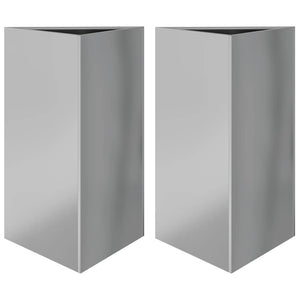 2er Set Dreieck Pflanzkübel Verzinkt 50x75cm